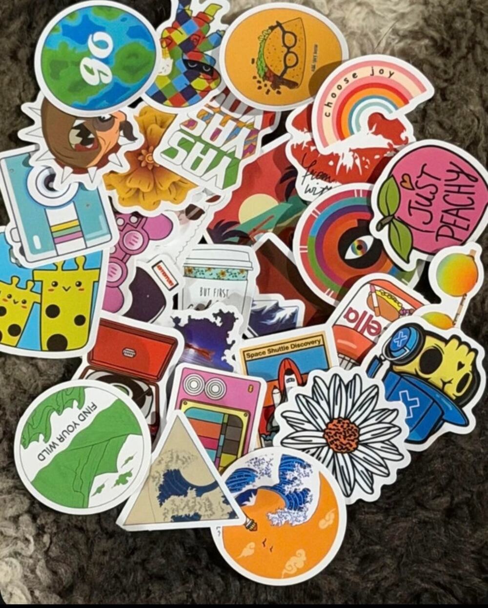 Small 1” Aesthetic Sticker Lot - get 5 free for a total of 30